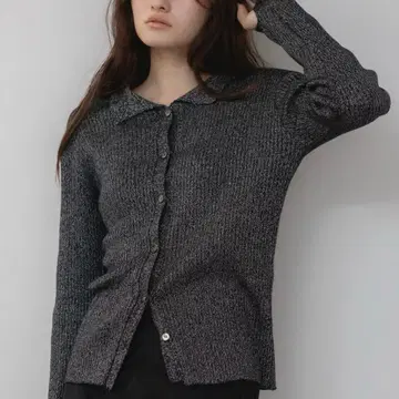 [ 미개봉 미사용 ] HEILIS 다크 그레이 니트 긴팔 스웨터