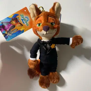 주토피아2 턱시도 닉 디즈니 스토어 한정판 키링