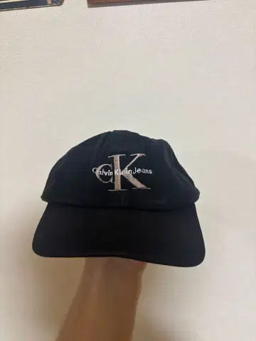 캘빈 클라인 진스 블랙 캡 90s USA 제조