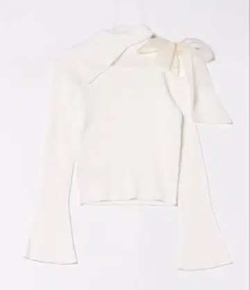 dazzlin 원숄더 리본 니트탑