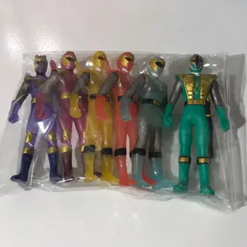 [텔레비군 응모 한정품] 닌풍전대 허리케인저 클리어 Ver. 6체 세트