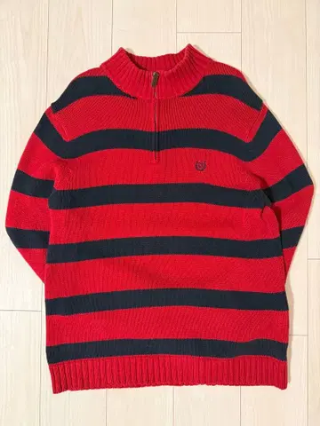 CHAPS 하프 지퍼 스웨터