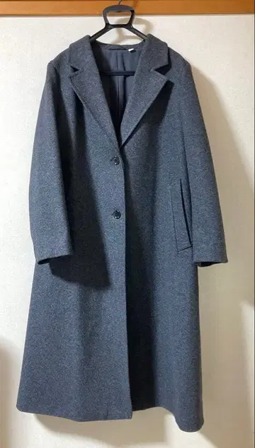 미사용품 코지 멜톤 테일러드 코트 XL 사이즈