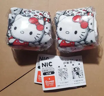 이토 준지 산리오 캐릭터즈 토트백 갸루 토미에 키티 2개 세트
