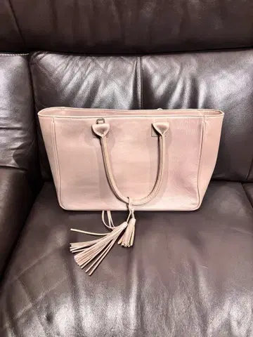 MILLE REVE 베이지 태슬 백