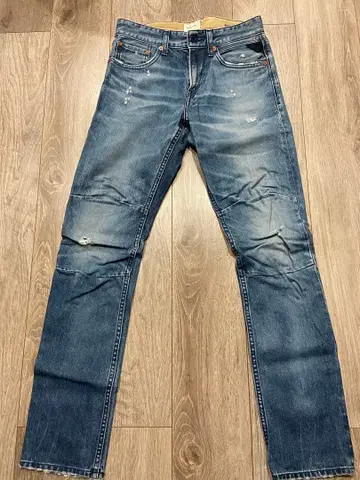 REPLAY 데미지 가공 블루 데님 28-32