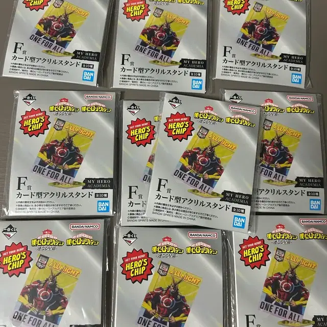 10종 일괄) 나히아 제일복권 이어지는(진) 세월 F상 아크릴 스탠드