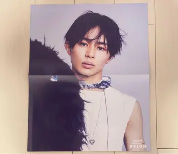 NYLON 쿠사카와 타쿠야 표지 부록 양면 포스터 & 미니 포토 카드