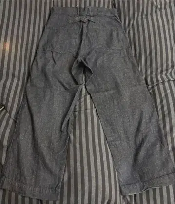 Schott 다크 데님 와이드 팬츠 34