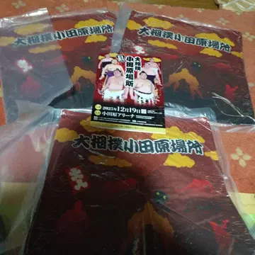 스모 오다와라 장소 한정판 방석 3개