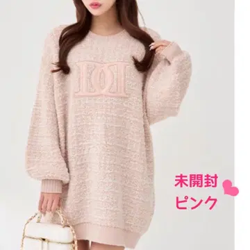 미개봉 새상품 다리치 DD 로고 트위드 니트 풀오버 darich 프리