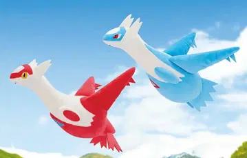 라티아스 라티오스 전 2종 세트 모후굿토 봉제 인형~ 포켓몬스터