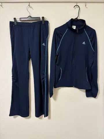 아디다스 클라이마라이트 저지 셋업 네이비 상의 L 하의 M