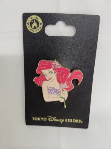 아리엘 핀 배지 도쿄 디즈니 리조트