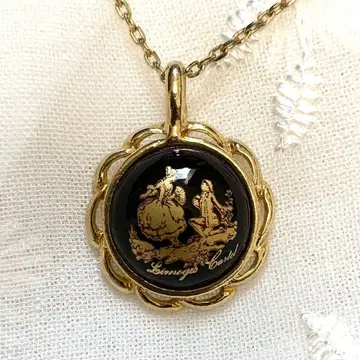 LIMOGES CASTEL 리모주 골드 체인 목걸이 프랑스1