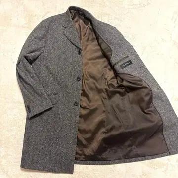 새상품급 VINO ROSSO 캐시미어 그레이 체스터 코트 XL 사이즈