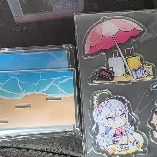 블루아카이브 아크릴 스탠드 배경 + 캐릭터 세트