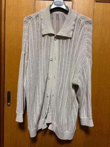 HARE 니트 셔츠 가디건