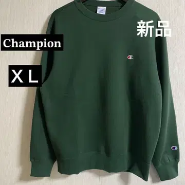 새상품 미사용품 Champion 맨투맨 XL 속기모 그린