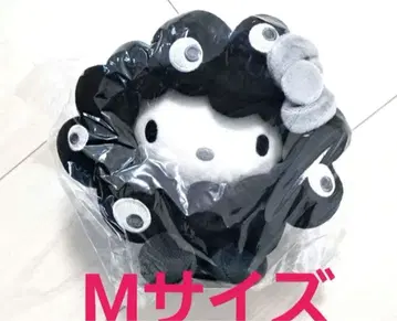 산리오 미야쿠미야쿠 코스프레 봉제 인형 M 블랙 헬로키티