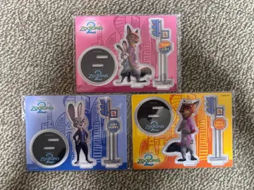 해피 복권 주토피아2 G상 아크릴 스탠드 프롭스 닉 주디