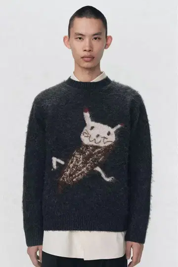 브러쉬드 인터샤 니트 SOSHIOTSUKI ZARA M 사이즈