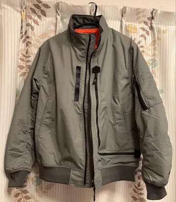 AVIREX WORK 플라이트 방한 자켓 애쉬 그레이 LL