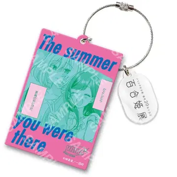 코믹 백합희전 아크릴 키링 유아마 너와 엮는 물거품