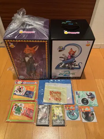 주토피아 2 닉 와일드 포스터 피규어 덤 세트