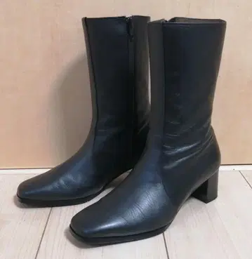 Oriental Traffic 블랙 니트 삭스 스타일 부츠 LL