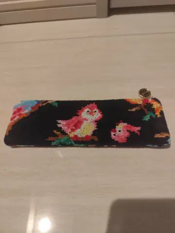 페이러 작은 새 패턴 펜 케이스 새상품