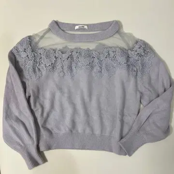 snidel 시스루 니트