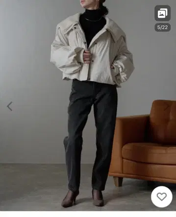 아이보리 플라이트 자켓 프리 사이즈 최종 가격