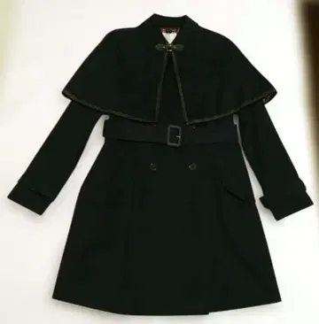 쿠미쿄쿠 볼레로 부착 네이비 트렌치코트 Kumikyoku