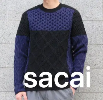 [ 새상품급 ] 사카이 sacai 15AW 니트 스웨터 사이즈 3