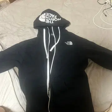 THE NORTH FACE 블랙 후드티