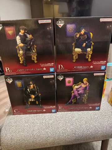 제일복권 죠죠 월드 죠죠의 기묘한 모험 피규어 B C D E 세트