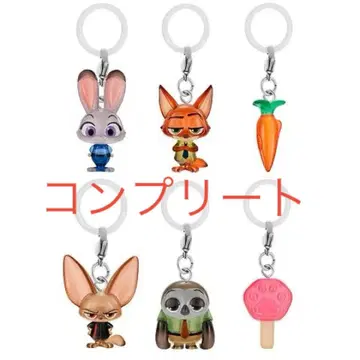 주토피아 마크 액세서리 전 6종 컴플리트