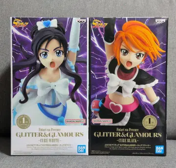 빛의 전사 프리큐어 피규어 GLITTER 큐어 화이트 큐어 블랙