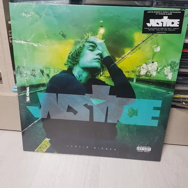 저스틴 비버 Justice 앨범 (미개봉)LP