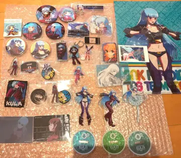 KOF 쿠라 굿즈 세트 아크릴 스탠드 캔뱃지 키링