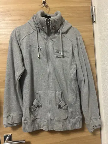 SHINY RIPPLE 지퍼 후드티