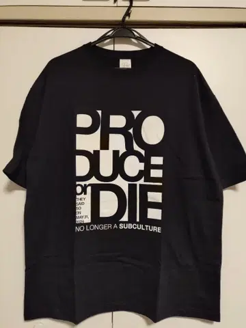 타부치 토모야 PRODUCE or DIE 티셔츠 L