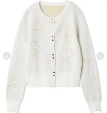 FRAY I.D 에뚜왈 자수 가디건 아이보리