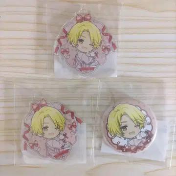 마루쿠지 히무로 히지리 아크릴 키링 캔뱃지 세트