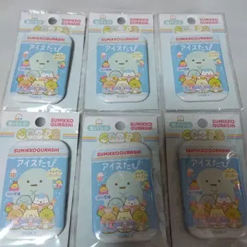 스미코구라시 캔뱃지 아이스 타피 새상품 미개봉 6개 세트