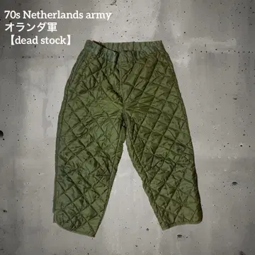 [ DEAD STOCK ] 네덜란드군 퀼팅 라이너 M 사이즈 상당 70s