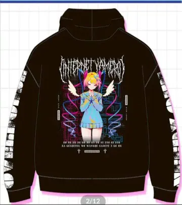 이번 주 마지막 새상품 NEEDYGIRL 니디가 쵸텐짱 아메짱 후드티