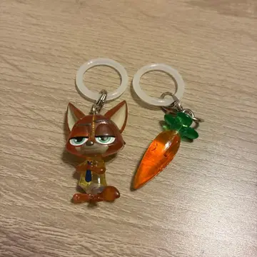 주토피아 주토피아 메지루시 액세서리 2개 세트 닉 당근