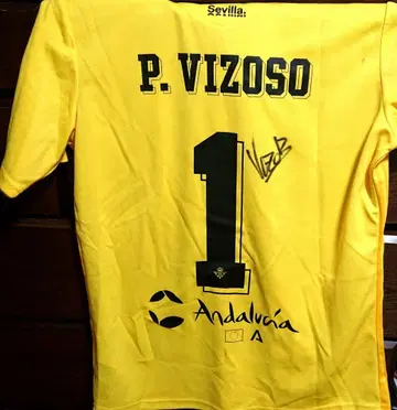 Paula Vizoso 여자 축구 실사용 유니폼 친필 사인